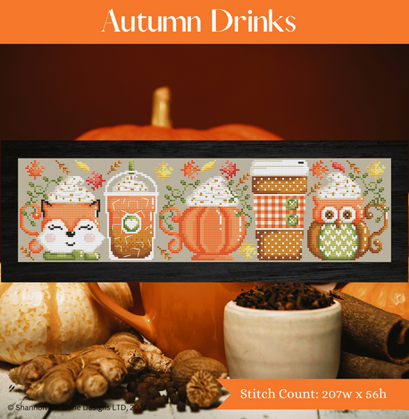 Shannon Christine - Autumn Drinks **needlework marketplace**
