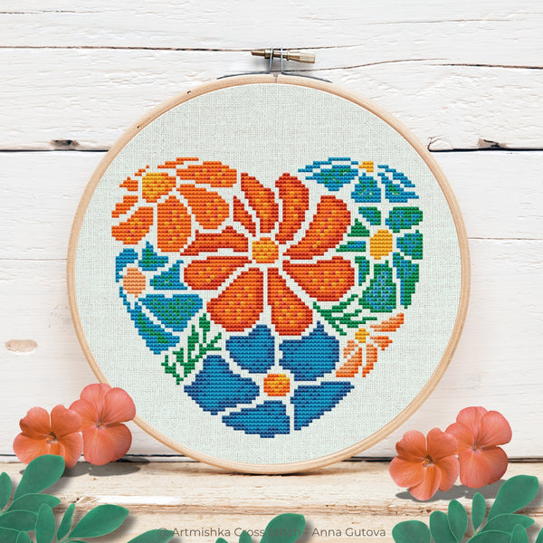 Artmishka - Boho Floral Heart **NEW**