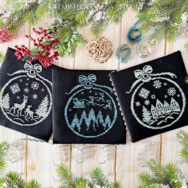 Artmishka - Christmas Baubles (set of 3) **Nashville preorder**