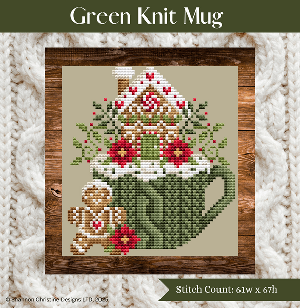 Shannon Christine - Green Knit Mug **NEW**