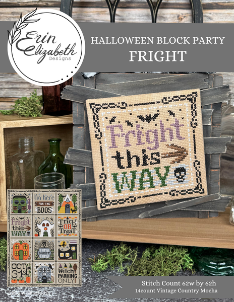 Erin Elizabeth - Halloween Block Party - Fright **needlework marketplace**