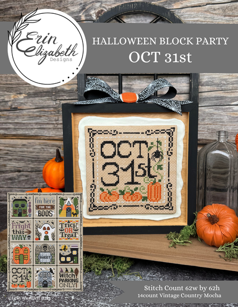 Erin Elizabeth - Halloween Block Party - Oct 31st **needlework marketplace**