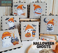 Artmishka - Halloween Ghosts Ornaments **NEW**