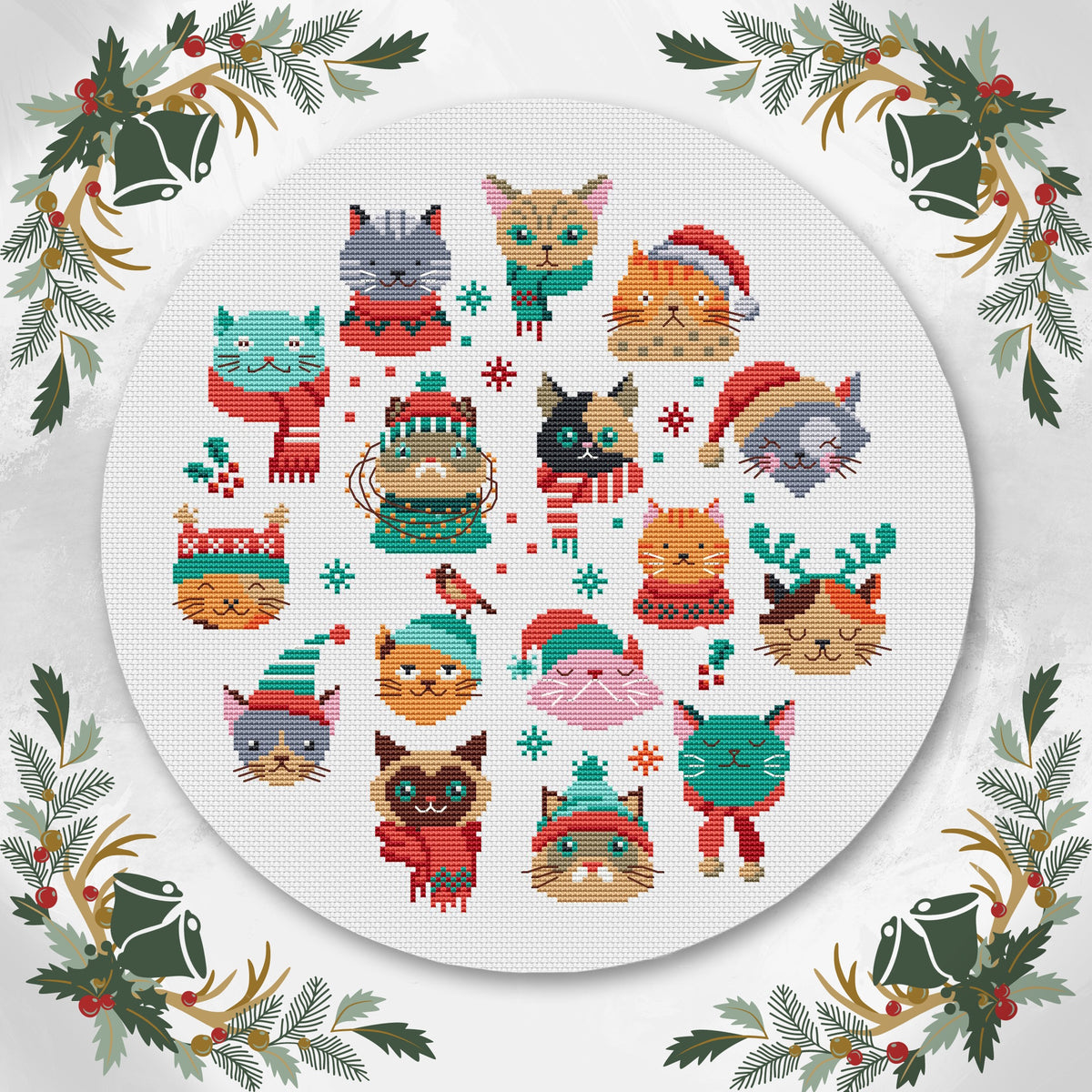 Artmishka - Meow-ry Christmas – Dinky Dyes