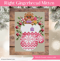 Shannon Christine - Right Gingerbread Mitten **NEW**