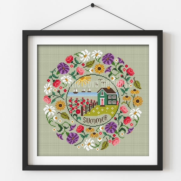 Little Dove - Seasonal Circles - Summer **needlework marketplace**