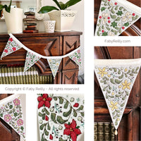 Faby Reilly - Winter Floral Bunting