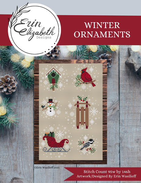 Erin Elizabeth - Winter Ornaments **NEW**
