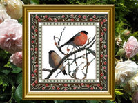 CHAT110<BR>Bird Tapestries 1 - Bullfinch