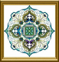 CHAT122<BR>The Sparkling Peacock Mandala