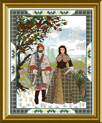 CHAT172b<BR>The Scottish Lovers Tapestry B