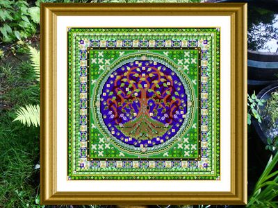 CHAT181<BR>Irish Tree of Life Mandala