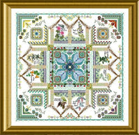 CHATA155<BR>The Medieval Dyer's Garden Mandala (Tinctorium)