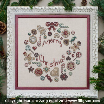 Filigram - Cookies Christmas Wreath