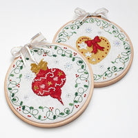 Faby Reilly - Bauble & Heart Christmas Hoops