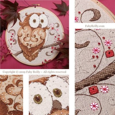 Faby Reilly - Sparkly Owl Hoop