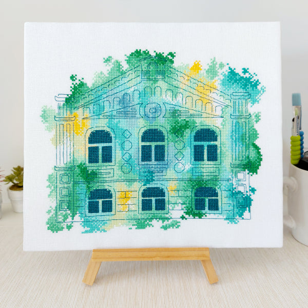 Artmishka - Green Aquarelle