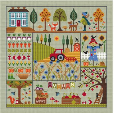 LilDD59<BR>A Stitch for all Seasons - Autumn