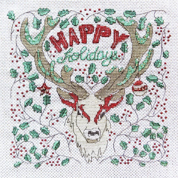 Peacock & Fig - Happy Holiday Deer