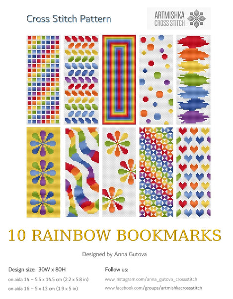 Artmishka - Rainbow Bookmarks
