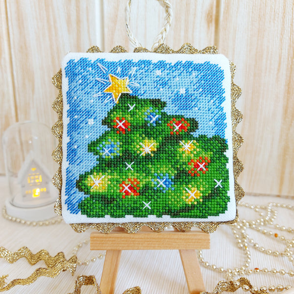 Artmishka - Starry Night Christmas Ornament