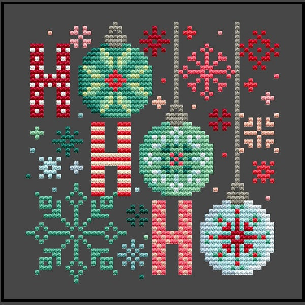Shannon Christine Designs - Christmas Ornament Snow Globe (cross stitch  pattern)