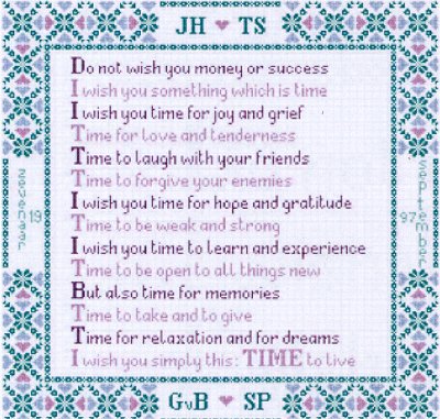 JH39<BR>I Wish You Time